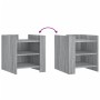 Mesita de noche madera de ingeniería gris Sonoma 45x50x50 cm de , Mesitas de noche - Ref: Foro24-848295, Precio: 46,61 €, Des...