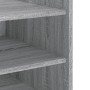 Mesita de noche madera de ingeniería gris Sonoma 45x50x50 cm de , Mesitas de noche - Ref: Foro24-848295, Precio: 46,61 €, Des...