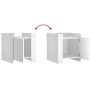 Mesita de noche madera de ingeniería blanco 45x50x50 cm de , Mesitas de noche - Ref: Foro24-848297, Precio: 41,68 €, Descuent...