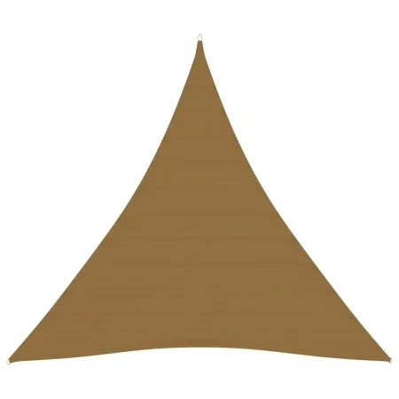 Toldo de vela HDPE gris taupe 160 g/m² 4x4x4 m de vidaXL, Sombrillas - Ref: Foro24-311423, Precio: 24,60 €, Descuento: %