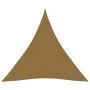 Toldo de vela HDPE gris taupe 160 g/m² 4x4x4 m de vidaXL, Sombrillas - Ref: Foro24-311423, Precio: 24,60 €, Descuento: %