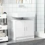 Armario para lavabo madera de ingeniería blanco 63x29x55 cm de , Muebles de baño - Ref: Foro24-848094, Precio: 51,96 €, Descu...