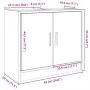 Armario para lavabo madera de ingeniería blanco 63x29x55 cm de , Muebles de baño - Ref: Foro24-848094, Precio: 51,96 €, Descu...