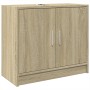 Armario de lavabo madera de ingeniería roble Sonoma 63x29x55 cm de , Muebles de baño - Ref: Foro24-848096, Precio: 52,10 €, D...