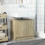 Armario de lavabo madera de ingeniería roble Sonoma 63x29x55 cm de , Muebles de baño - Ref: Foro24-848096, Precio: 52,10 €, D...