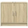 Armario de lavabo madera de ingeniería roble Sonoma 63x29x55 cm de , Muebles de baño - Ref: Foro24-848096, Precio: 53,36 €, D...