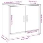 Armario de lavabo madera de ingeniería roble Sonoma 63x29x55 cm de , Muebles de baño - Ref: Foro24-848096, Precio: 53,36 €, D...