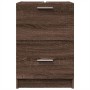 Armario de lavabo madera de ingeniería marrón roble 40x37x59 cm de , Muebles de baño - Ref: Foro24-848107, Precio: 63,19 €, D...