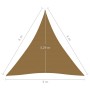 Toldo de vela HDPE gris taupe 160 g/m² 4x4x4 m de vidaXL, Sombrillas - Ref: Foro24-311423, Precio: 27,09 €, Descuento: %