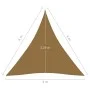 Toldo de vela HDPE gris taupe 160 g/m² 4x4x4 m de vidaXL, Sombrillas - Ref: Foro24-311423, Precio: 24,60 €, Descuento: %