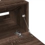 Armario de lavabo madera de ingeniería marrón roble 40x37x59 cm de , Muebles de baño - Ref: Foro24-848107, Precio: 63,19 €, D...