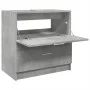 Armario de lavabo madera ingeniería gris hormigón 59x37x59 cm de , Muebles de baño - Ref: Foro24-848111, Precio: 69,14 €, Des...