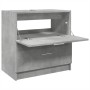 Armario de lavabo madera ingeniería gris hormigón 59x37x59 cm de , Muebles de baño - Ref: Foro24-848111, Precio: 70,35 €, Des...