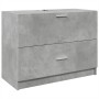 Armario de lavabo madera ingeniería gris hormigón 78x37x59 cm de , Muebles de baño - Ref: Foro24-848118, Precio: 82,04 €, Des...