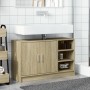 Armario de lavabo madera de ingeniería roble Sonoma 90x29x55 cm de , Muebles de baño - Ref: Foro24-848124, Precio: 68,86 €, D...