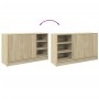 Armario de lavabo madera de ingeniería roble Sonoma 90x29x55 cm de , Muebles de baño - Ref: Foro24-848124, Precio: 68,86 €, D...