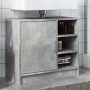 Armario de lavabo madera ingeniería gris hormigón 63x29x55 cm de , Muebles de baño - Ref: Foro24-848132, Precio: 55,53 €, Des...