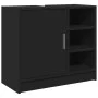 Armario para lavabo madera de ingeniería negro 63x29x55 cm de , Muebles de baño - Ref: Foro24-848130, Precio: 78,06 €, Descue...