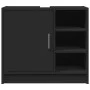 Armario para lavabo madera de ingeniería negro 63x29x55 cm de , Muebles de baño - Ref: Foro24-848130, Precio: 78,06 €, Descue...