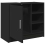 Armario para lavabo madera de ingeniería negro 63x29x55 cm de , Muebles de baño - Ref: Foro24-848130, Precio: 79,97 €, Descue...