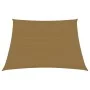 Toldo de vela HDPE gris taupe 160 g/m² 3/4x3 m de vidaXL, Sombrillas - Ref: Foro24-311434, Precio: 32,26 €, Descuento: %