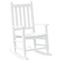 Mecedoras para niños 2 uds madera maciza de álamo blancas de , Mecedoras - Ref: Foro24-3281596, Precio: 141,98 €, Descuento: %