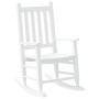 Mecedoras para niños 2 uds madera maciza de álamo blancas de , Mecedoras - Ref: Foro24-3281596, Precio: 143,86 €, Descuento: %
