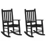 Mecedoras para niños 2 uds madera maciza de álamo negras de , Mecedoras - Ref: Foro24-3281594, Precio: 114,19 €, Descuento: %