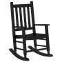 Mecedoras para niños 2 uds madera maciza de álamo negras de , Mecedoras - Ref: Foro24-3281594, Precio: 114,19 €, Descuento: %