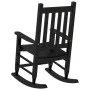Mecedoras para niños 2 uds madera maciza de álamo negras de , Mecedoras - Ref: Foro24-3281594, Precio: 114,19 €, Descuento: %