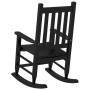 Mecedoras para niños 2 uds madera maciza de álamo negras de , Mecedoras - Ref: Foro24-3281594, Precio: 115,92 €, Descuento: %
