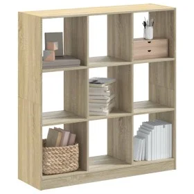 Estantería de madera de ingeniería roble Sonoma 102x32x108 cm de , Librerías y estanterías - Ref: Foro24-3307839, Precio: 88,...