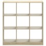 Estantería de madera de ingeniería roble Sonoma 102x32x108 cm de , Librerías y estanterías - Ref: Foro24-3307839, Precio: 90,...