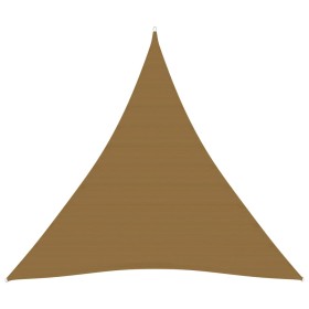 Toldo de vela HDPE gris taupe 160 g/m² 3x3x3 m de vidaXL, Sombrillas - Ref: Foro24-311417, Precio: 22,22 €, Descuento: %