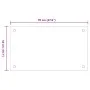 Salpicaderos de cocina 2 uds vidrio templado 70x50 cm de , Herramientas y utensilios de cocina - Ref: Foro24-3315790, Precio:...
