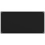 Salpicaderos de cocina 2 uds vidrio templado negro 80x50 cm de , Herramientas y utensilios de cocina - Ref: Foro24-3315799, P...