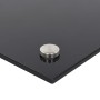 Salpicaderos de cocina 2 uds vidrio templado negro 80x50 cm de , Herramientas y utensilios de cocina - Ref: Foro24-3315799, P...