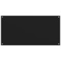 Salpicaderos de cocina 2 uds vidrio templado negro 80x60 cm de , Herramientas y utensilios de cocina - Ref: Foro24-3315800, P...