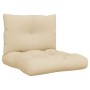 Cojines para palets 2 unidades tela beige de , Cojines para sillas y sofás - Ref: Foro24-360837, Precio: 45,99 €, Descuento: %