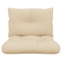 Cojines para palets 2 unidades tela beige de , Cojines para sillas y sofás - Ref: Foro24-360837, Precio: 45,99 €, Descuento: %