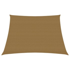 Toldo de vela HDPE gris taupe 160 g/m² 4/5x3 m de vidaXL, Sombrillas - Ref: Foro24-311435, Precio: 33,61 €, Descuento: %