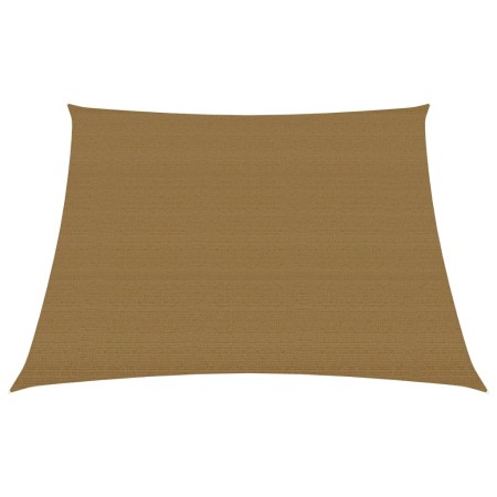 Toldo de vela HDPE gris taupe 160 g/m² 4/5x3 m de vidaXL, Sombrillas - Ref: Foro24-311435, Precio: 33,61 €, Descuento: %