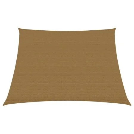 Toldo de vela HDPE gris taupe 160 g/m² 4/5x3 m de vidaXL, Sombrillas - Ref: Foro24-311435, Precio: 32,96 €, Descuento: %