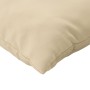 Cojines para palets 2 unidades tela beige de , Cojines para sillas y sofás - Ref: Foro24-360837, Precio: 45,99 €, Descuento: %