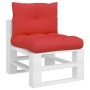 Cojines para palets 2 unidades tela rojo de , Cojines para sillas y sofás - Ref: Foro24-360840, Precio: 31,94 €, Descuento: %