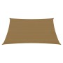 Toldo de vela HDPE gris taupe 160 g/m² 4/5x3 m de vidaXL, Sombrillas - Ref: Foro24-311435, Precio: 33,61 €, Descuento: %