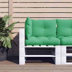 Cojines para palets 3 unidades tela verde de , Cojines para sillas y sofás - Ref: Foro24-360861, Precio: 54,87 €, Descuento: %
