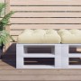 Cojín para sofá de palets tela crema 60x61,5x10 cm de , Cojines para sillas y sofás - Ref: Foro24-360880, Precio: 25,91 €, De...