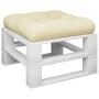 Cojín para sofá de palets tela crema 60x61,5x10 cm de , Cojines para sillas y sofás - Ref: Foro24-360880, Precio: 20,70 €, De...