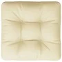 Cojín para sofá de palets tela crema 60x61,5x10 cm de , Cojines para sillas y sofás - Ref: Foro24-360880, Precio: 20,70 €, De...